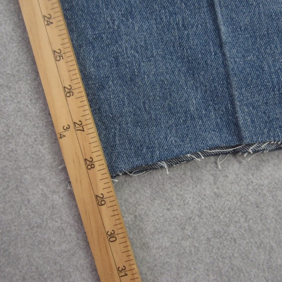 Vintage Levis Jeans Mens 36x28 SilverTab Loose Fit Baggy Cut Off USA 90s‎ - Picture 13 of 16